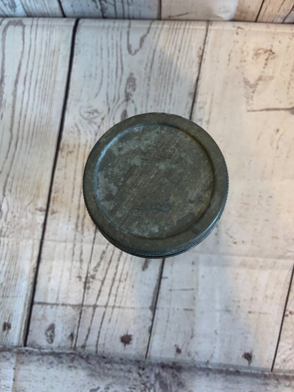 Ball Mason Jar Zinc Lid Graduated Volume Markings On Side Home Canning Rare - Picture 2 of 7